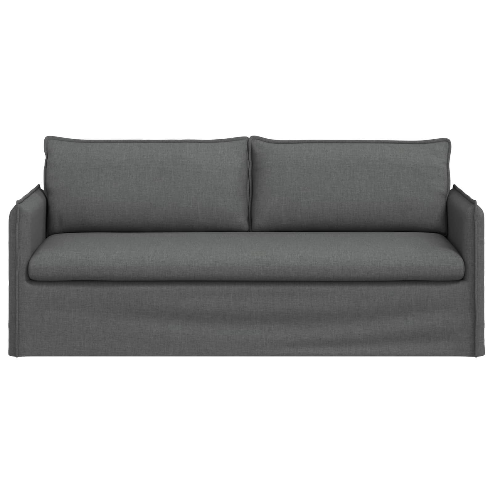vidaXL Sofa Ciemnoszary 196 x 82 x 85 cm tkanina