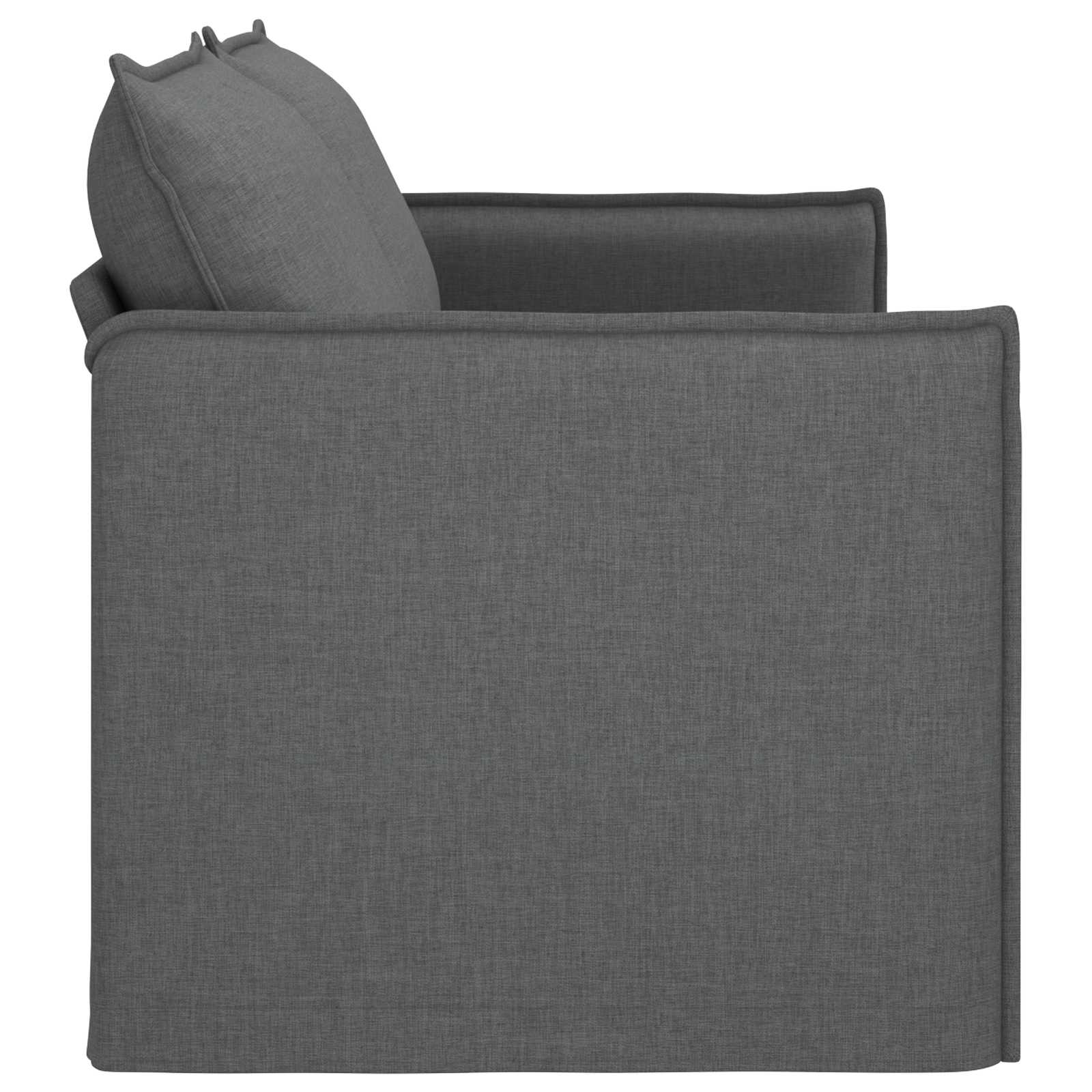 vidaXL Sofa Ciemnoszary 196 x 82 x 85 cm tkanina