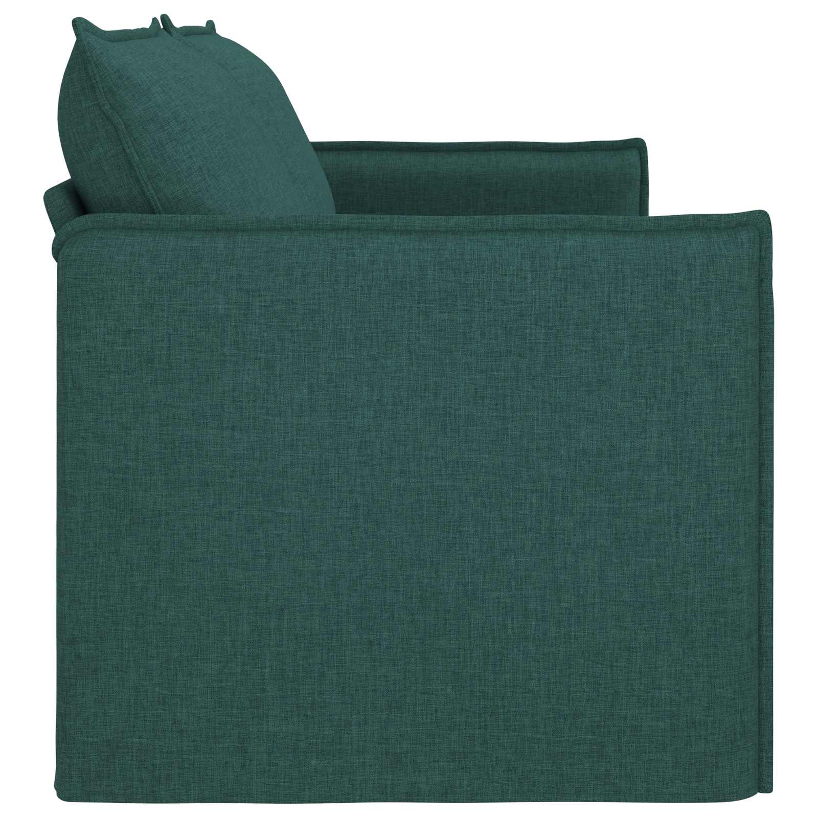 vidaXL Sofa Ciemna zieleń 196 x 82 x 85 cm tkanina