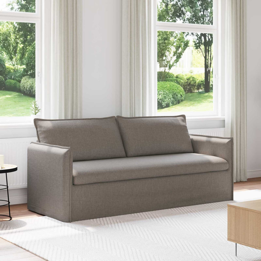 vidaXL Sofa Ciemnoszary 196 x 82 x 85 cm tkanina