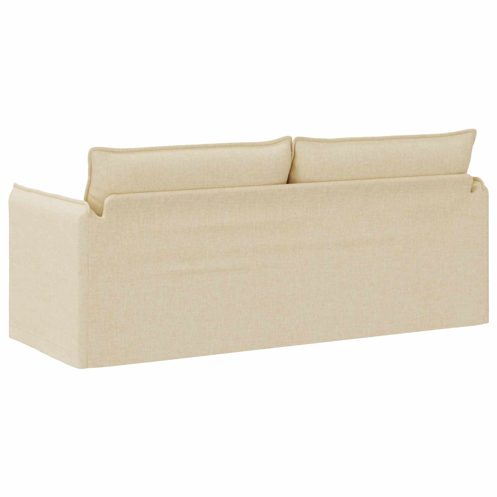 vidaXL Sofa Kremowy 196 x 82 x 85 cm tkanina