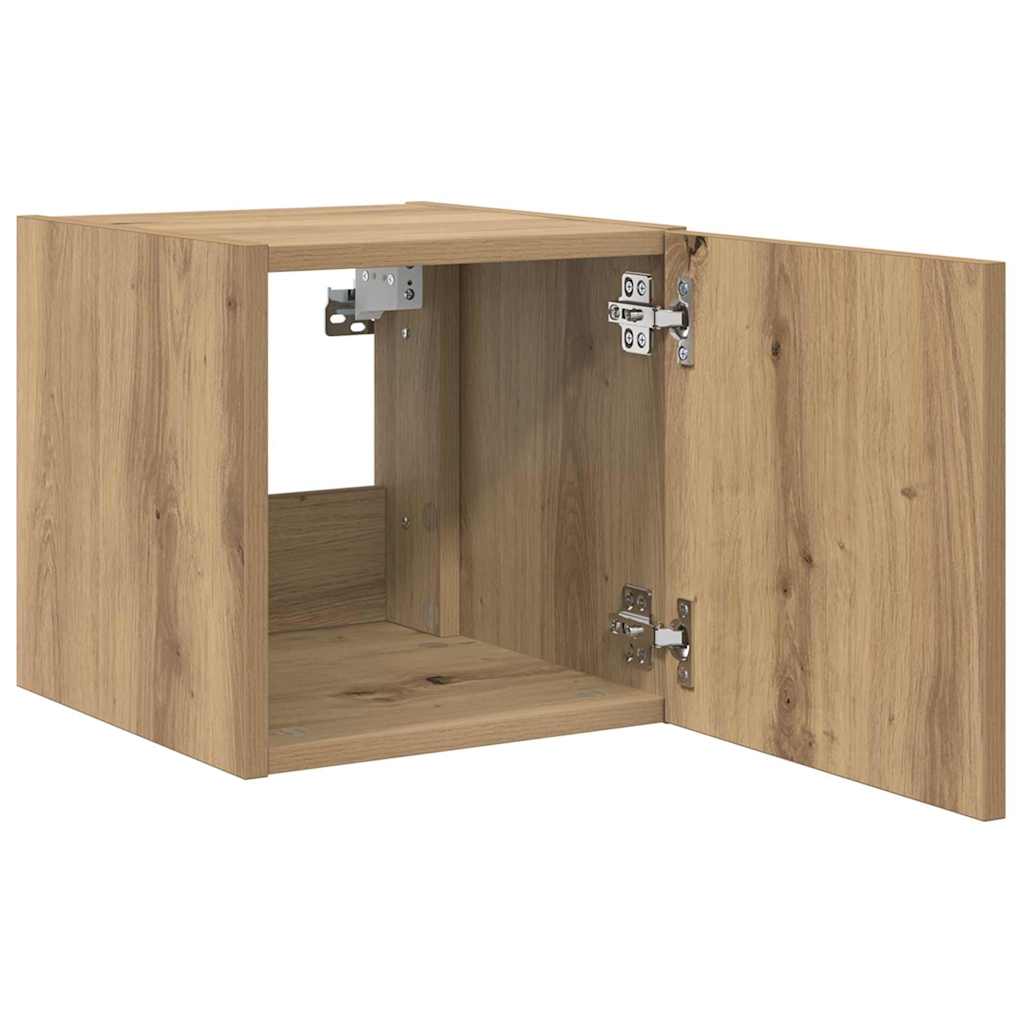 vidaXL Szafka pod telewizor 30,5 x 35 x 30 cm Dąb rzemieślniczy