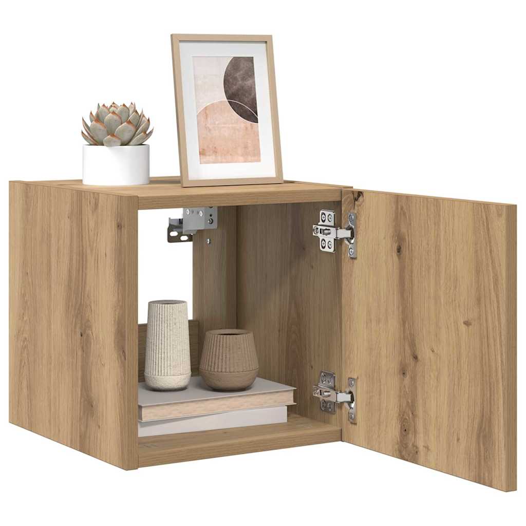 vidaXL Szafka pod telewizor 30,5 x 35 x 30 cm Dąb rzemieślniczy