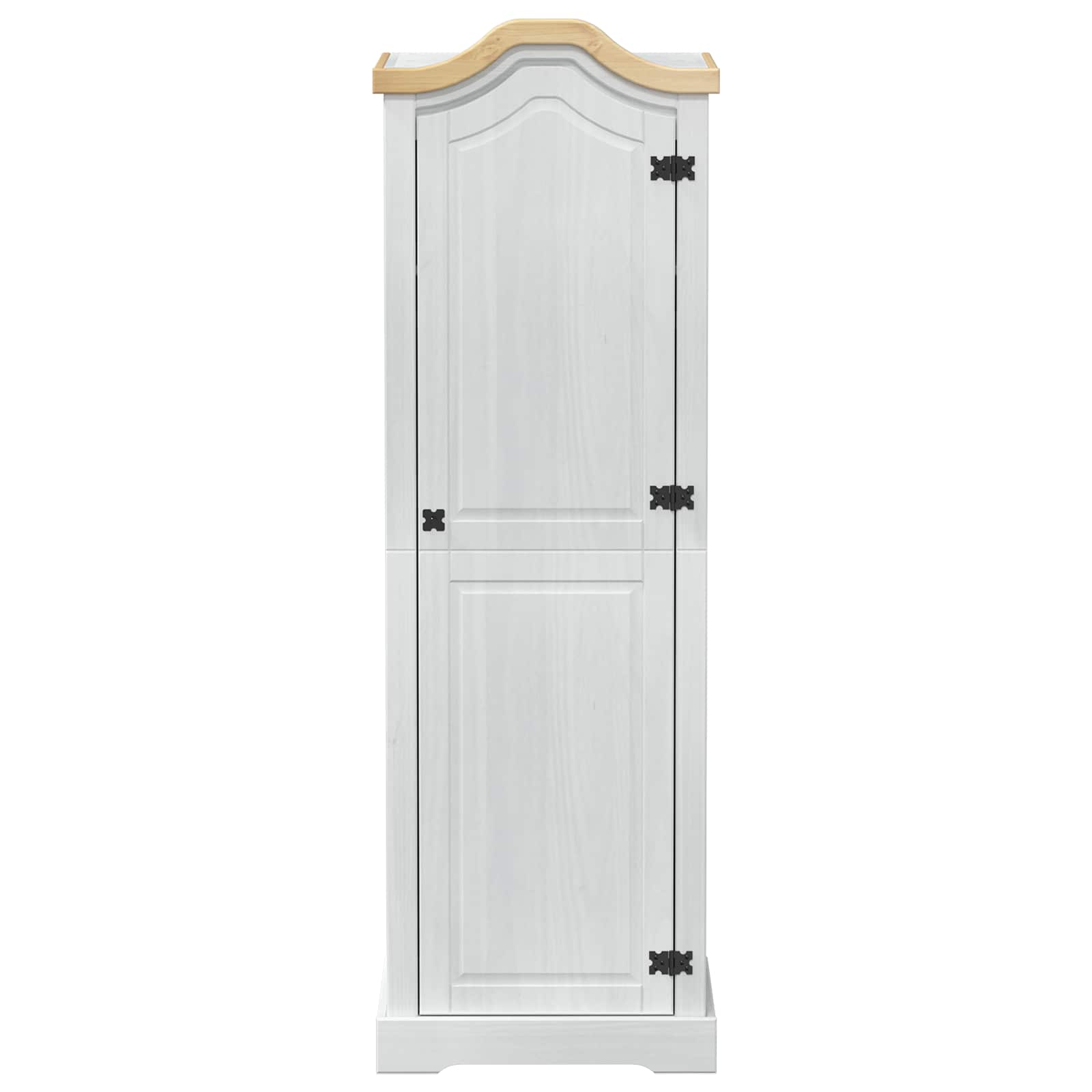 vidaXL Szafy z półką Biały 55 x 52 x 170 cm Lite drewno sosnowe