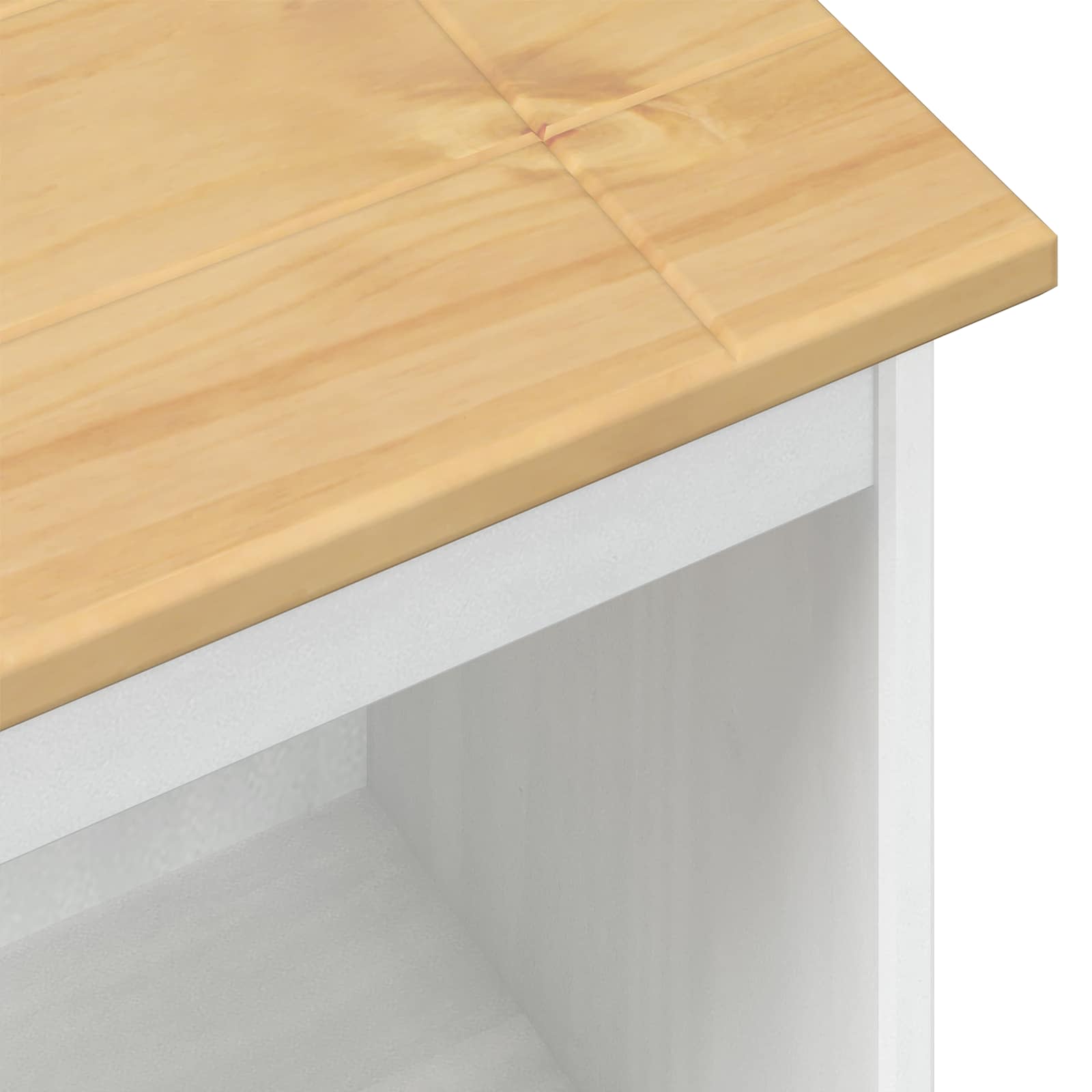vidaXL Półka na książki Biały 46 x 29 x 100 cm Lite drewno sosnowe
