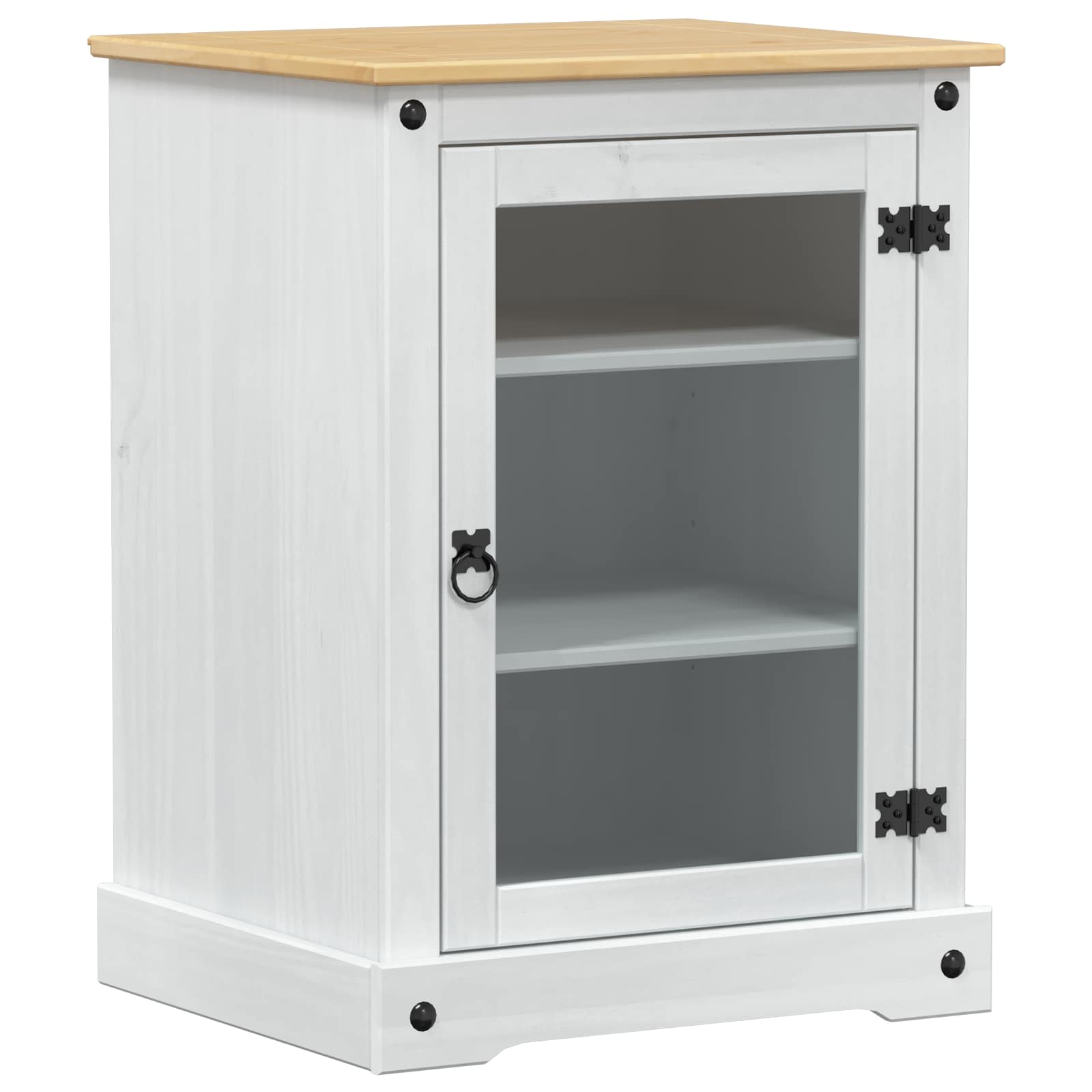 vidaXL Szafka HiFi Biały 60 x 50 x 82 cm Lite drewno sosnowe