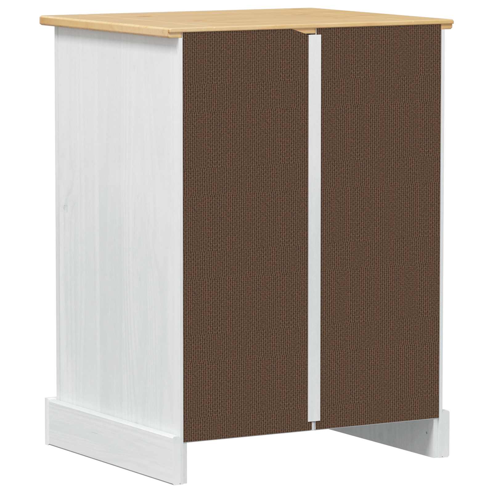 vidaXL Szafka HiFi Biały 60 x 50 x 82 cm Lite drewno sosnowe