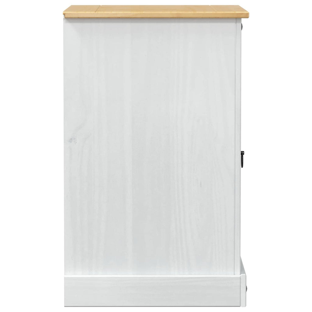 vidaXL Szafka HiFi Biały 60 x 50 x 82 cm Lite drewno sosnowe