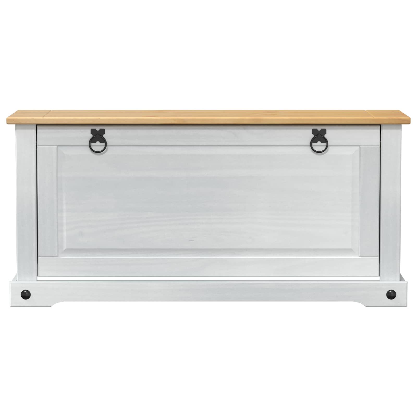 vidaXL Szafka na buty Corona Biały 99 x 32 x 49 cm Lite drewno sosnowe