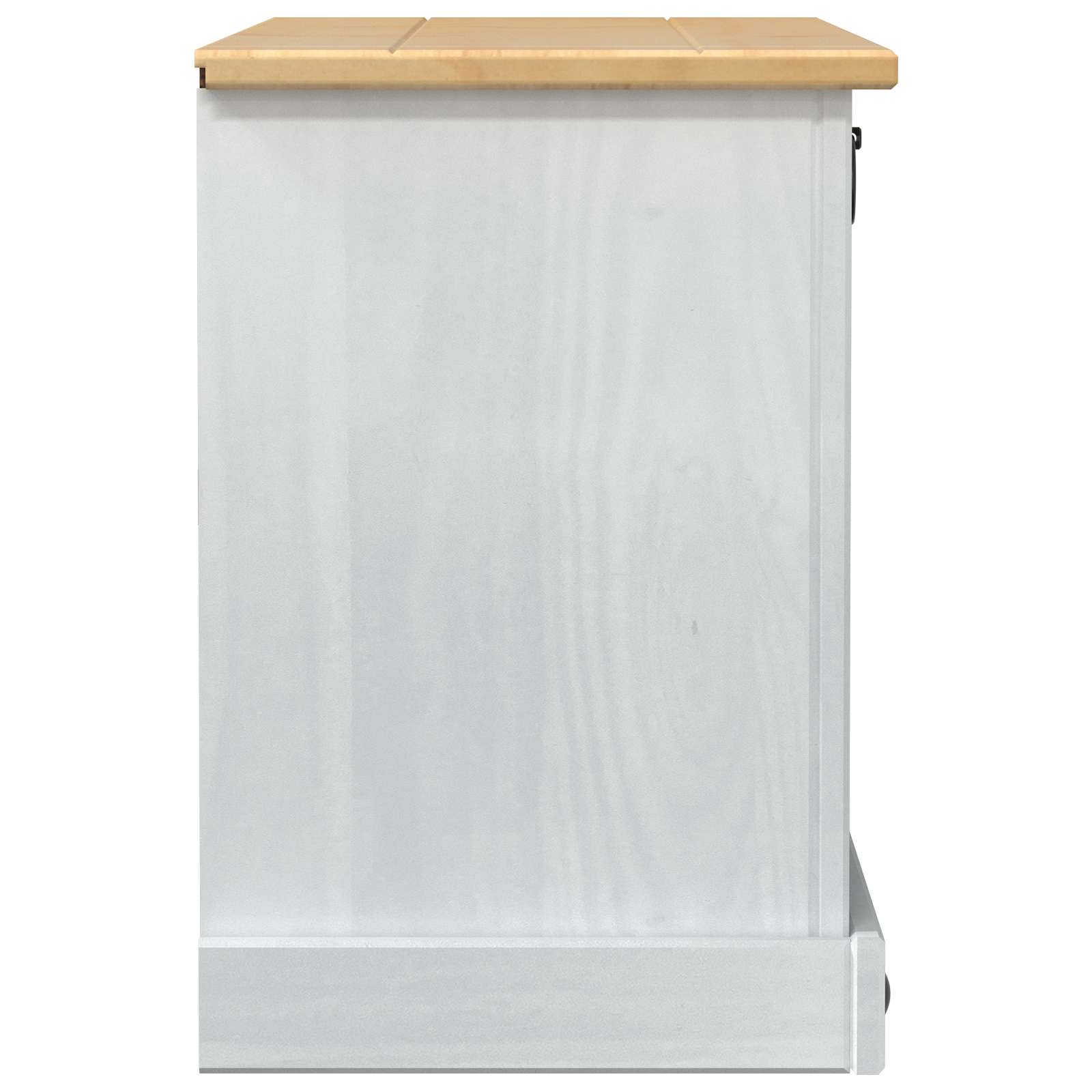 vidaXL Szafka na buty Corona Biały 99 x 32 x 49 cm Lite drewno sosnowe
