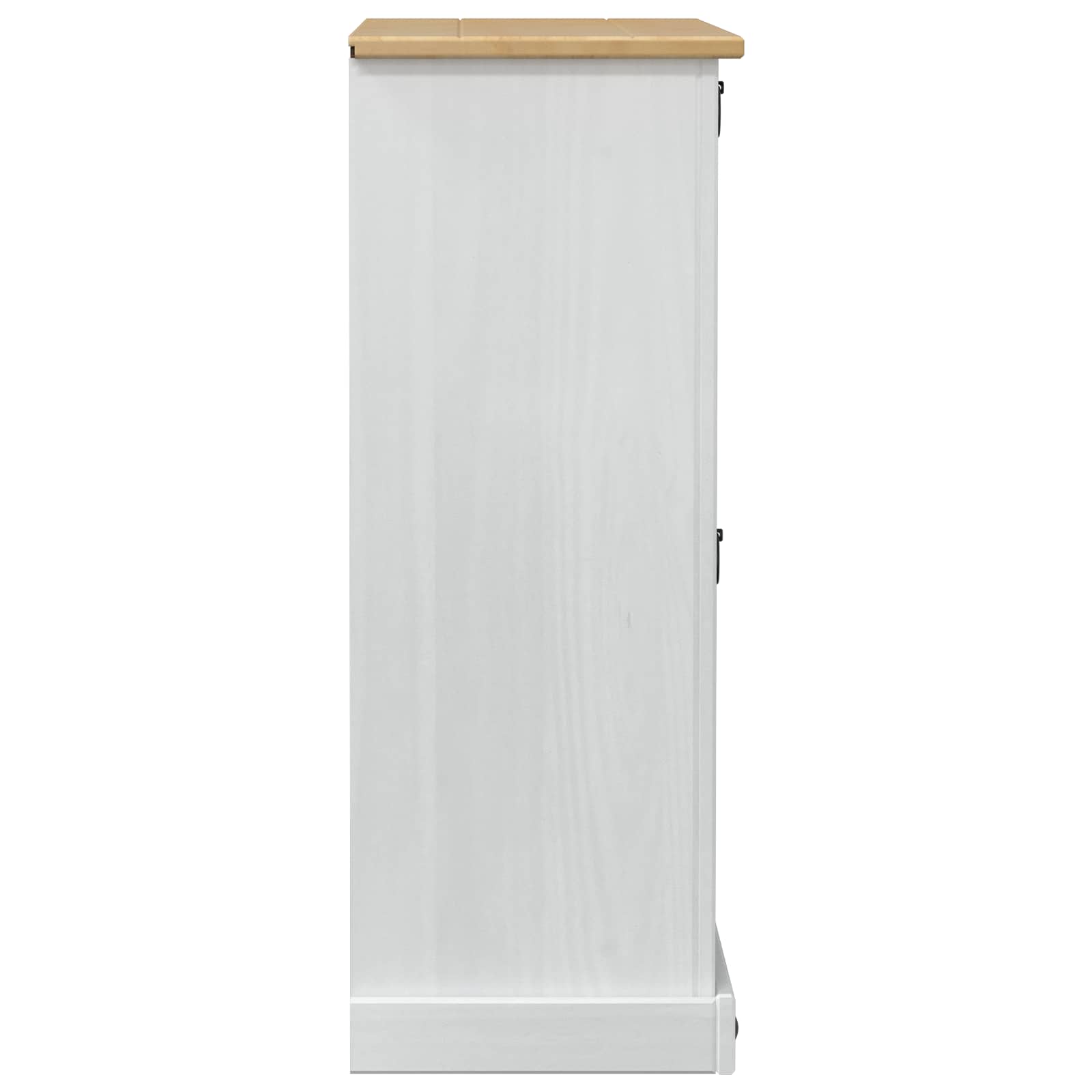 vidaXL Szafka na buty Corona Biały 99 x 32 x 85 cm Lite drewno sosnowe