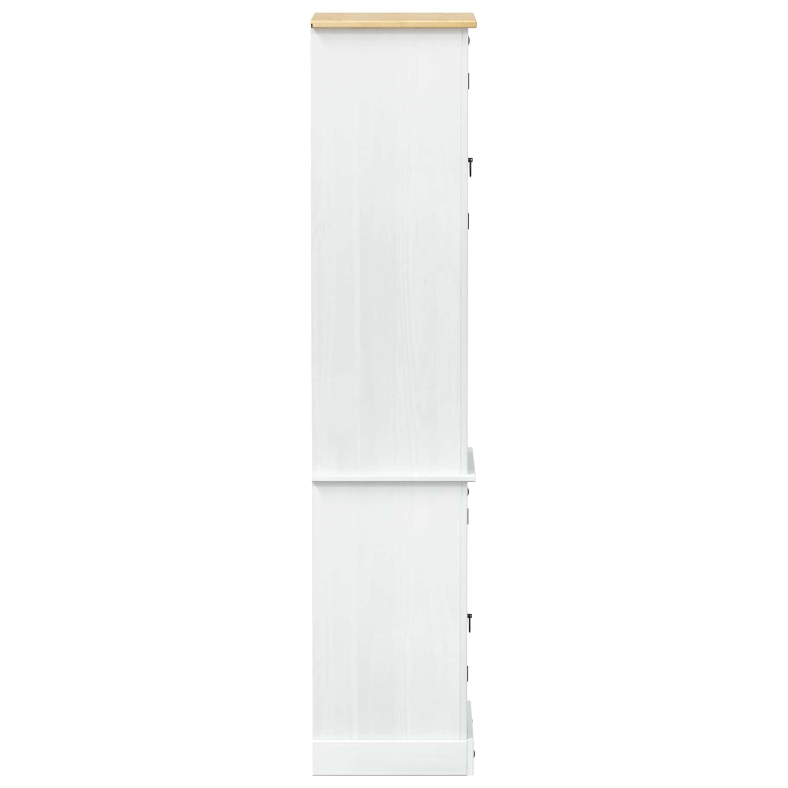 vidaXL Szafka Łazienkowa Biały 50 x 40 x 185 cm Lite drewno sosnowe