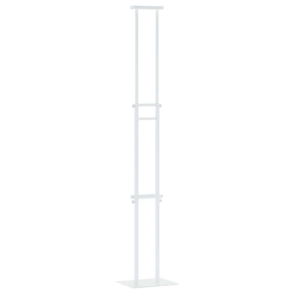 vidaXL Stoiska na targi Biały 30 x 23,5 x 210 cm Stal