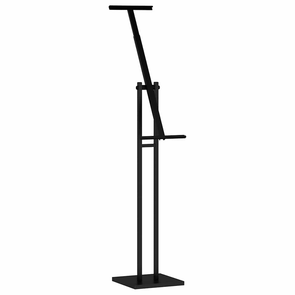 vidaXL Stoiska na targi Czarny 26,5 x 26,5 x 150 cm Stal
