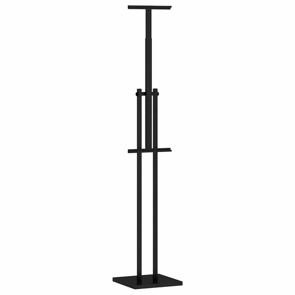 vidaXL Stoiska na targi Czarny 26,5 x 26,5 x 150 cm Stal