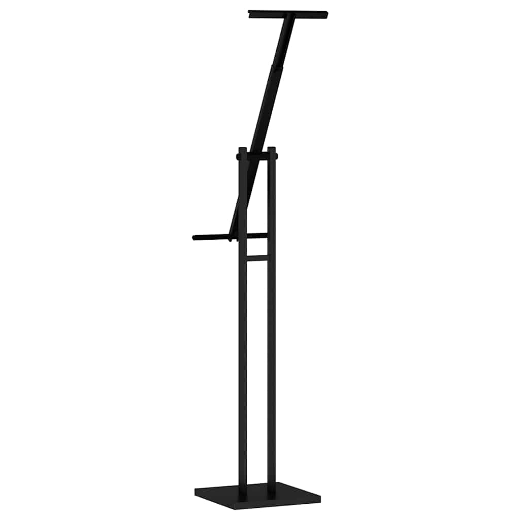vidaXL Stoiska na targi Czarny 26,5 x 26,5 x 150 cm Stal