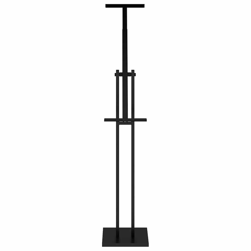 vidaXL Stoiska na targi Czarny 26,5 x 26,5 x 150 cm Stal