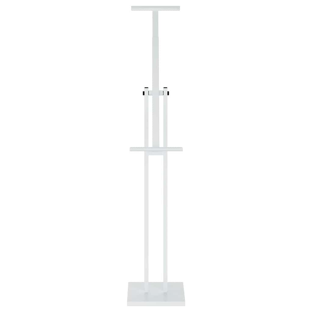 vidaXL Stoiska na targi Biały 26,5 x 26,5 x 150 cm Stal