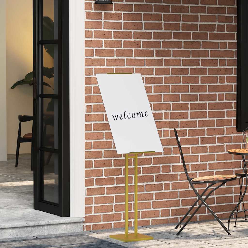 vidaXL Stoiska na targi złoty 26,5 x 26,5 x 150 cm Stal