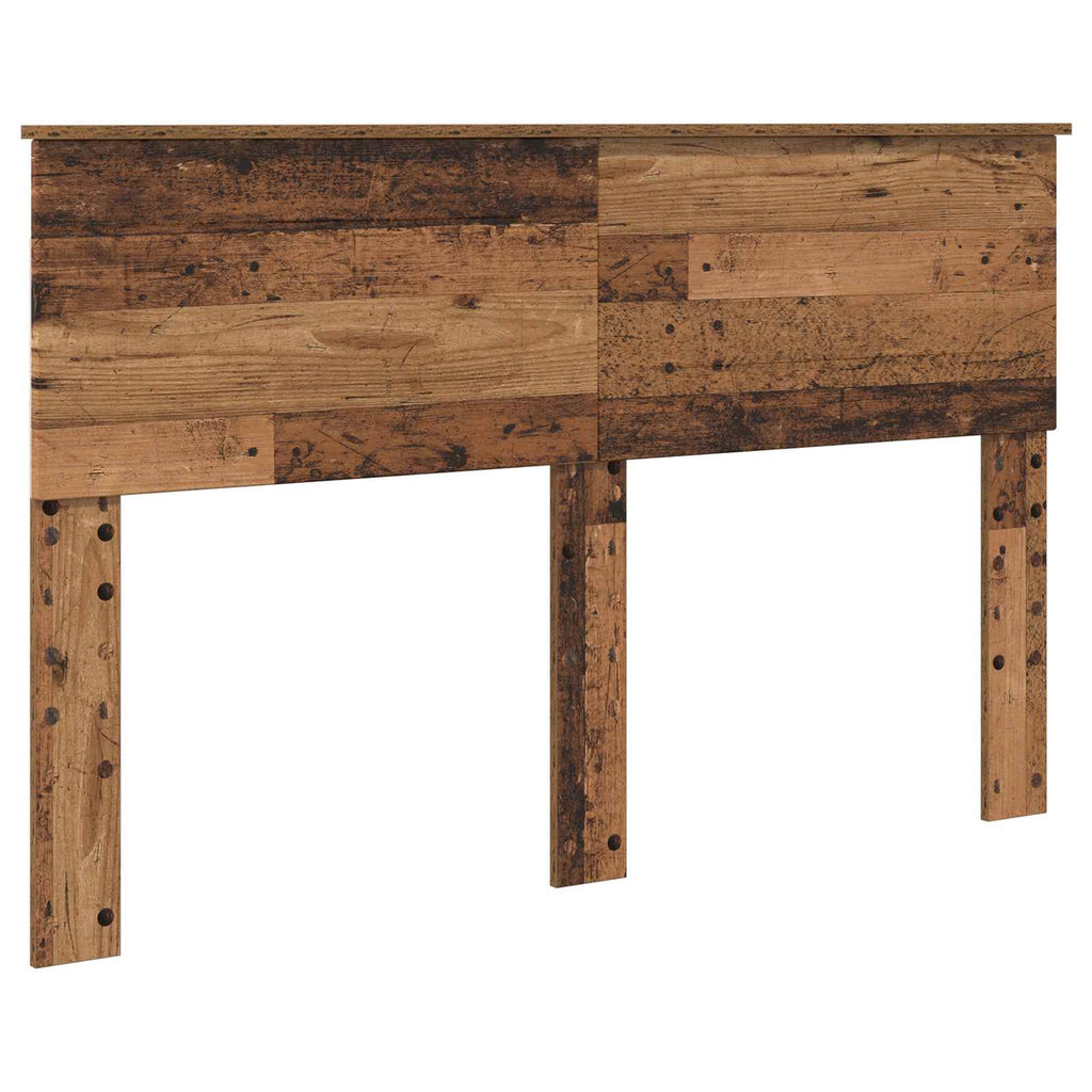 vidaXL Ramka łóżka Stare drewno 150 x 200 cm Materiał drewnopochodny