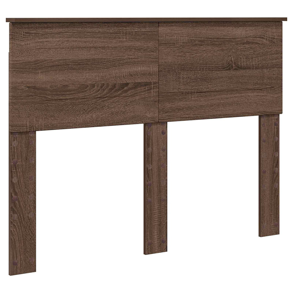 vidaXL Ramka łóżka Brązowy dąb 120 x 200 cm Materiał drewnopochodny