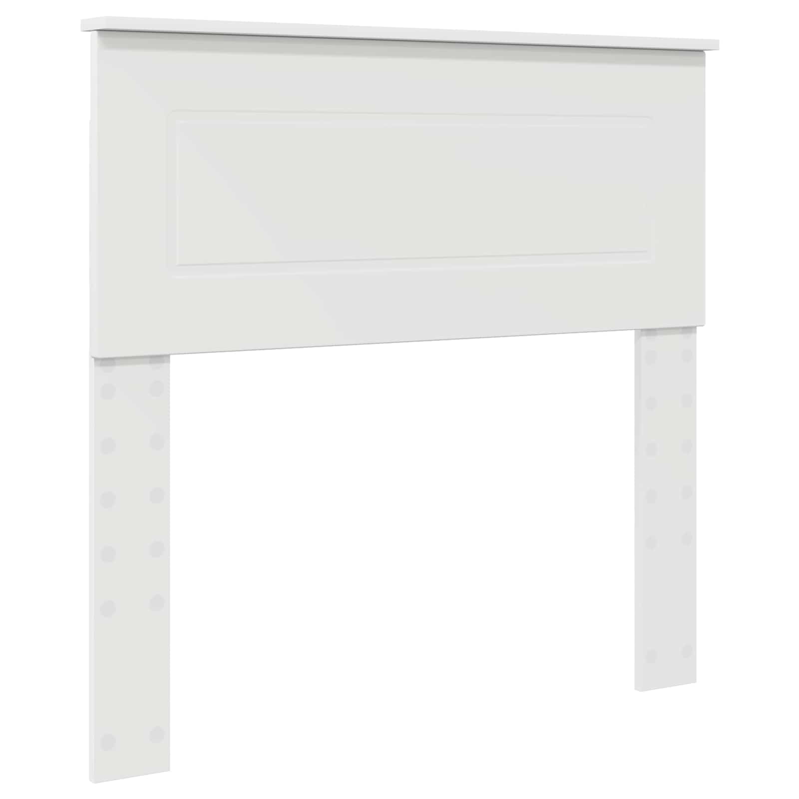 vidaXL Ramka łóżka Biały 90 x 190 cm Materiał drewnopochodny