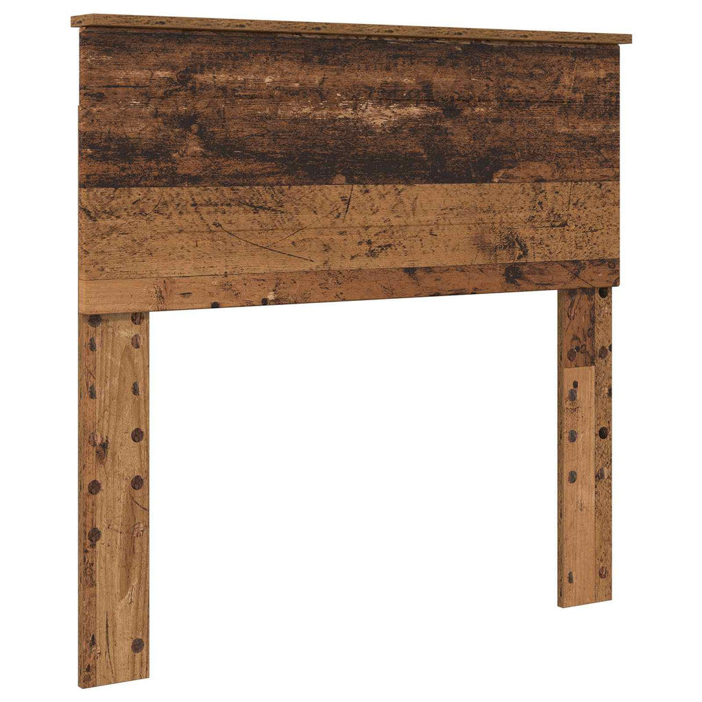 vidaXL Ramka łóżka Stare drewno 90 x 190 cm Materiał drewnopochodny