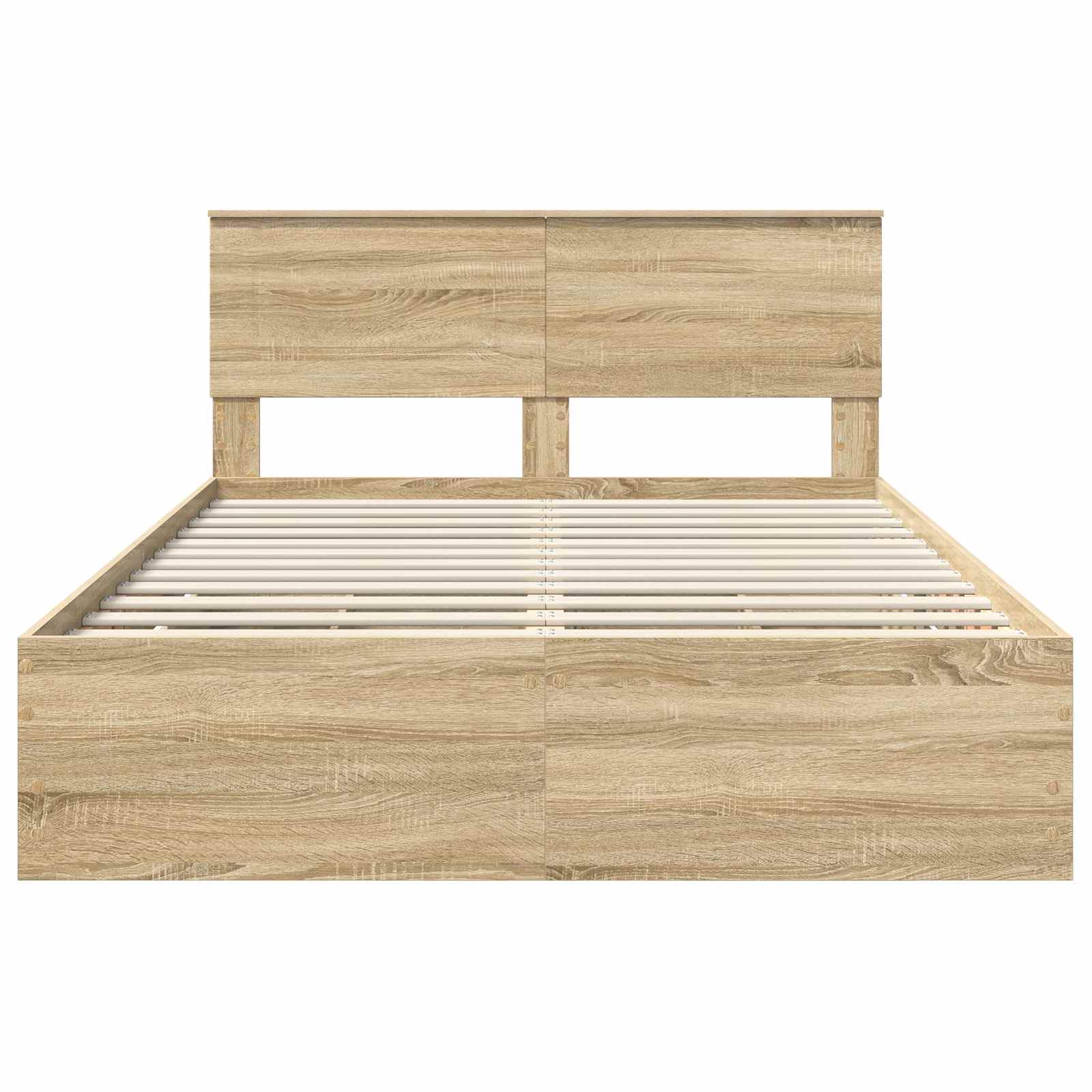 vidaXL Ramka łóżka Dąb Sonoma 160 x 200 cm Drewno inżynieryjne
