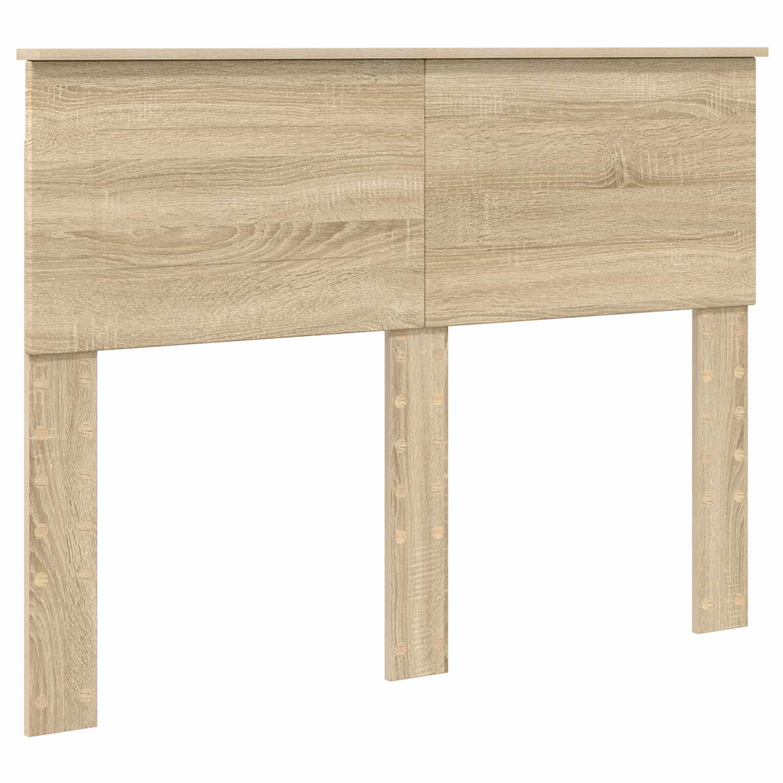 vidaXL Ramka łóżka Dąb Sonoma 135 x 190 cm Materiał drewnopochodny