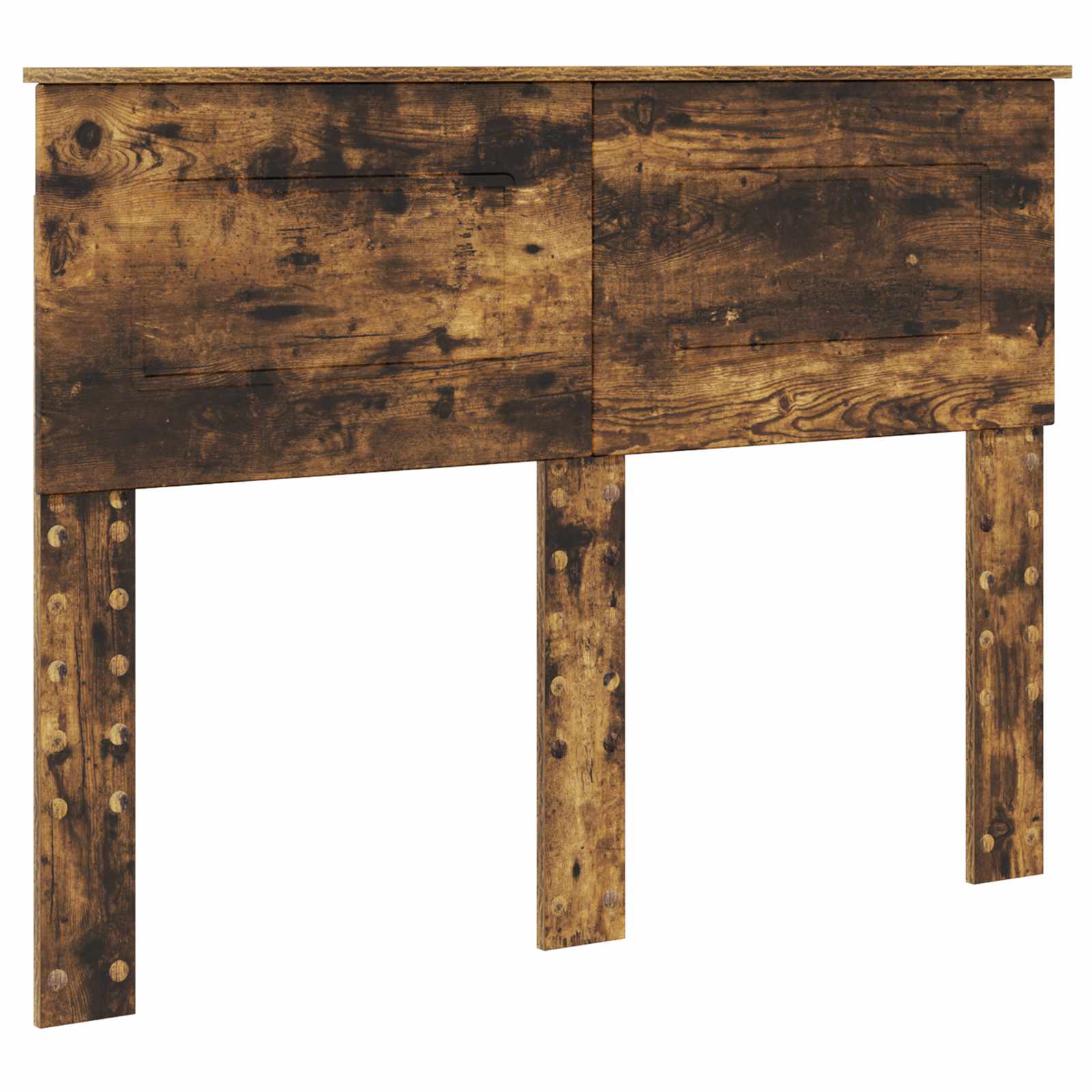 vidaXL Ramka łóżka Dąb wędzony 120 x 190 cm Materiał drewnopochodny
