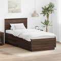 vidaXL Ramka łóżka Brązowy dąb 70 x 190 cm Materiał drewnopochodny