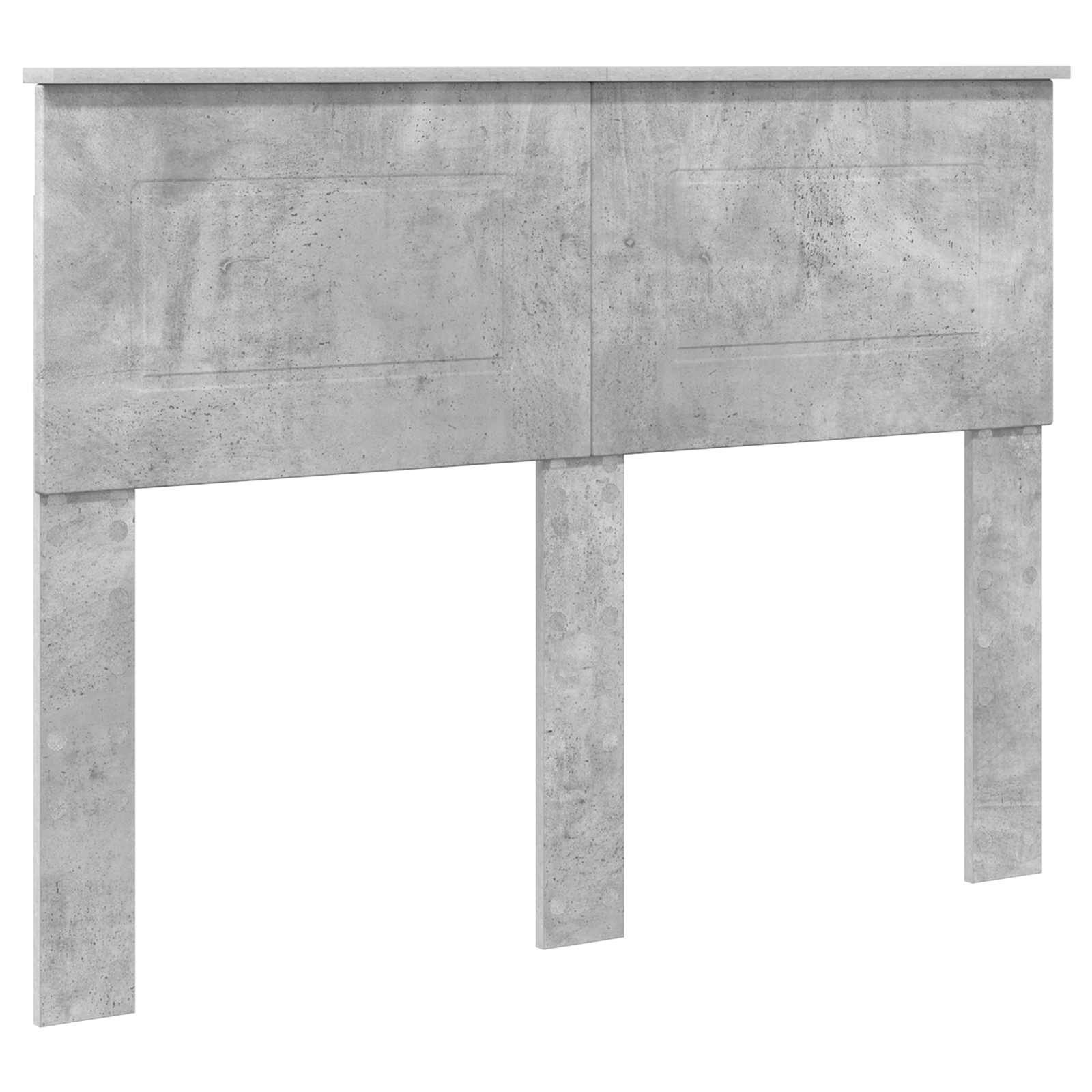 vidaXL Ramka łóżka Betonowy szary 120 x 190 cm Drewno inżynieryjne