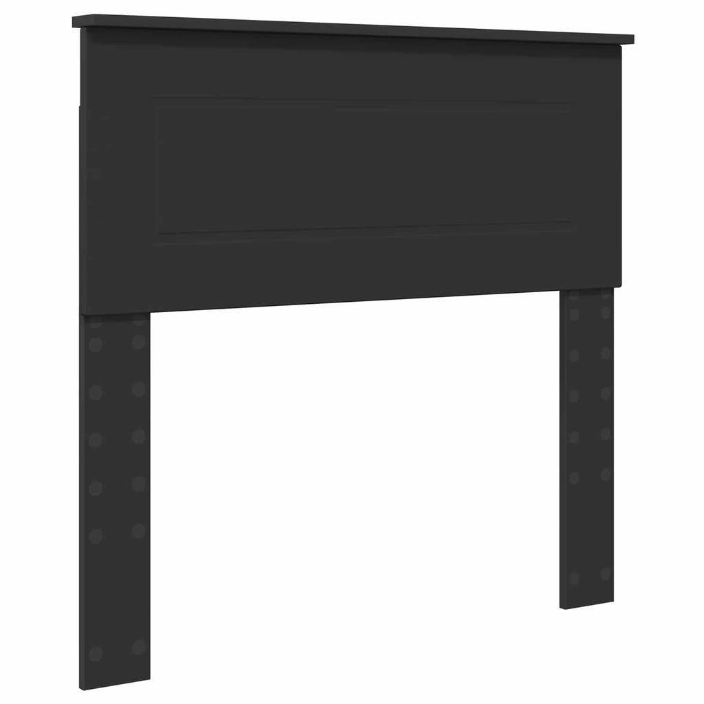 vidaXL Łóżko dzienne Czarny 100 x 200 cm Materiał drewnopochodny