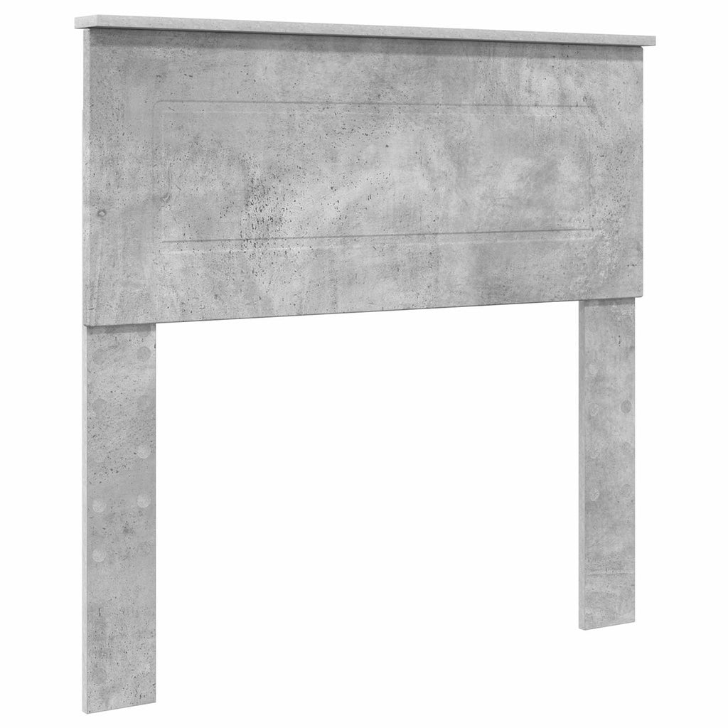 vidaXL Łóżko dzienne z szufladą Betonowy szary i czarny 100 x 200 cm