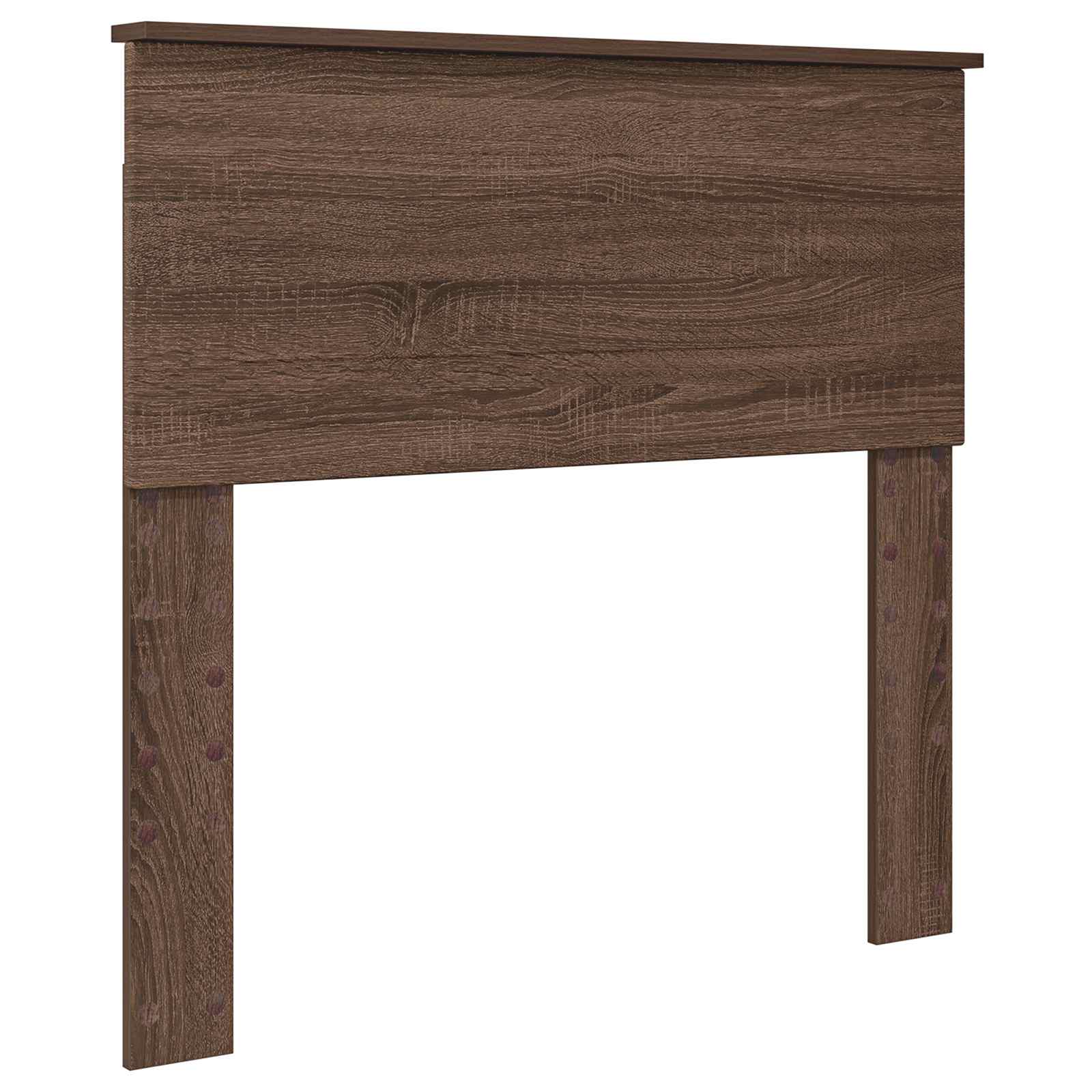 vidaXL Łóżko dzienne z szufladą Brązowy dąb i czarny 75 x 190 cm