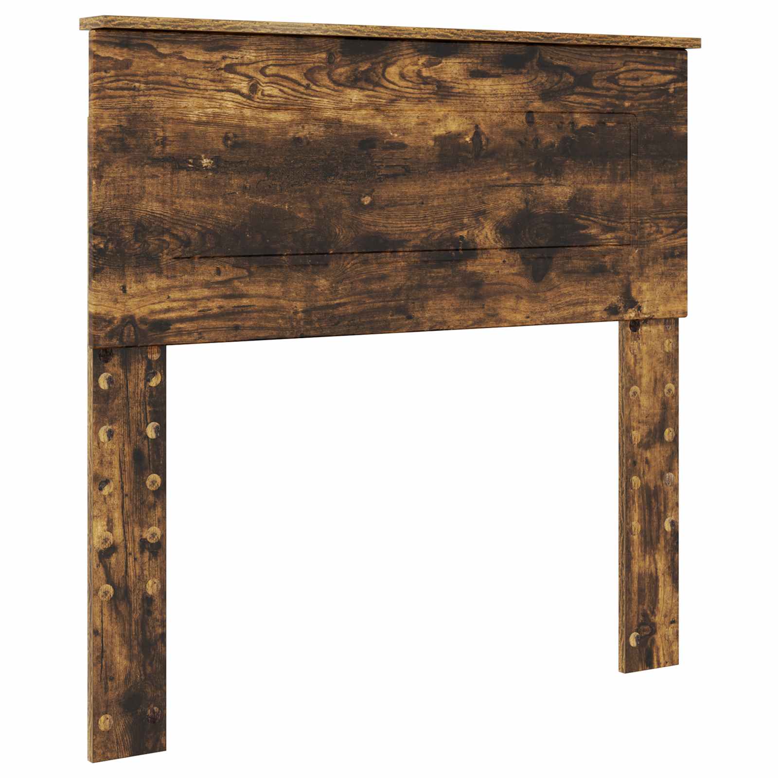 vidaXL Ramka łóżka Dąb wędzony 90 x 190 cm Materiał drewnopochodny