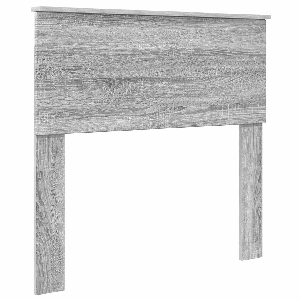 vidaXL Ramka łóżka Szary Sonoma 90 x 190 cm Drewno inżynieryjne
