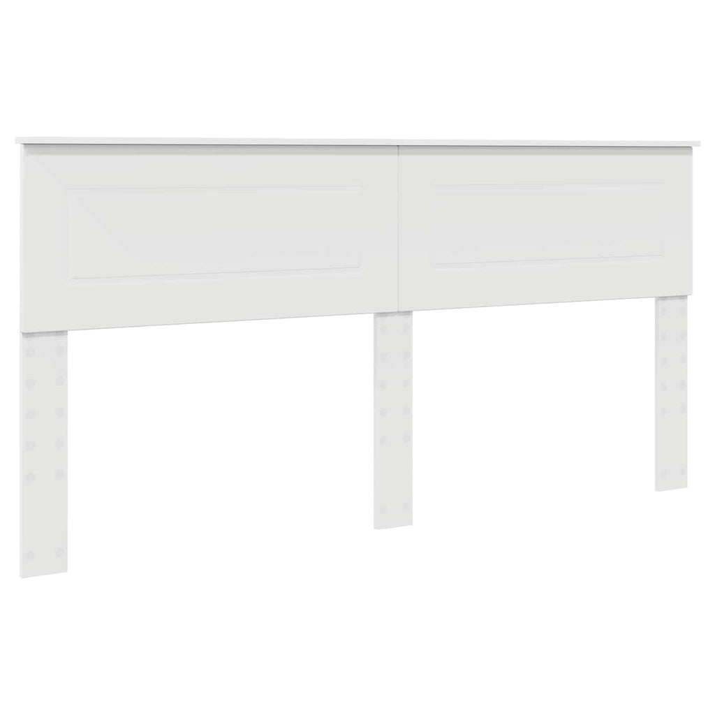 vidaXL Ramka łóżka Biały 200 x 200 cm Materiał drewnopochodny