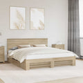 vidaXL Ramka łóżka Dąb Sonoma 180 x 200 cm Materiał drewnopochodny