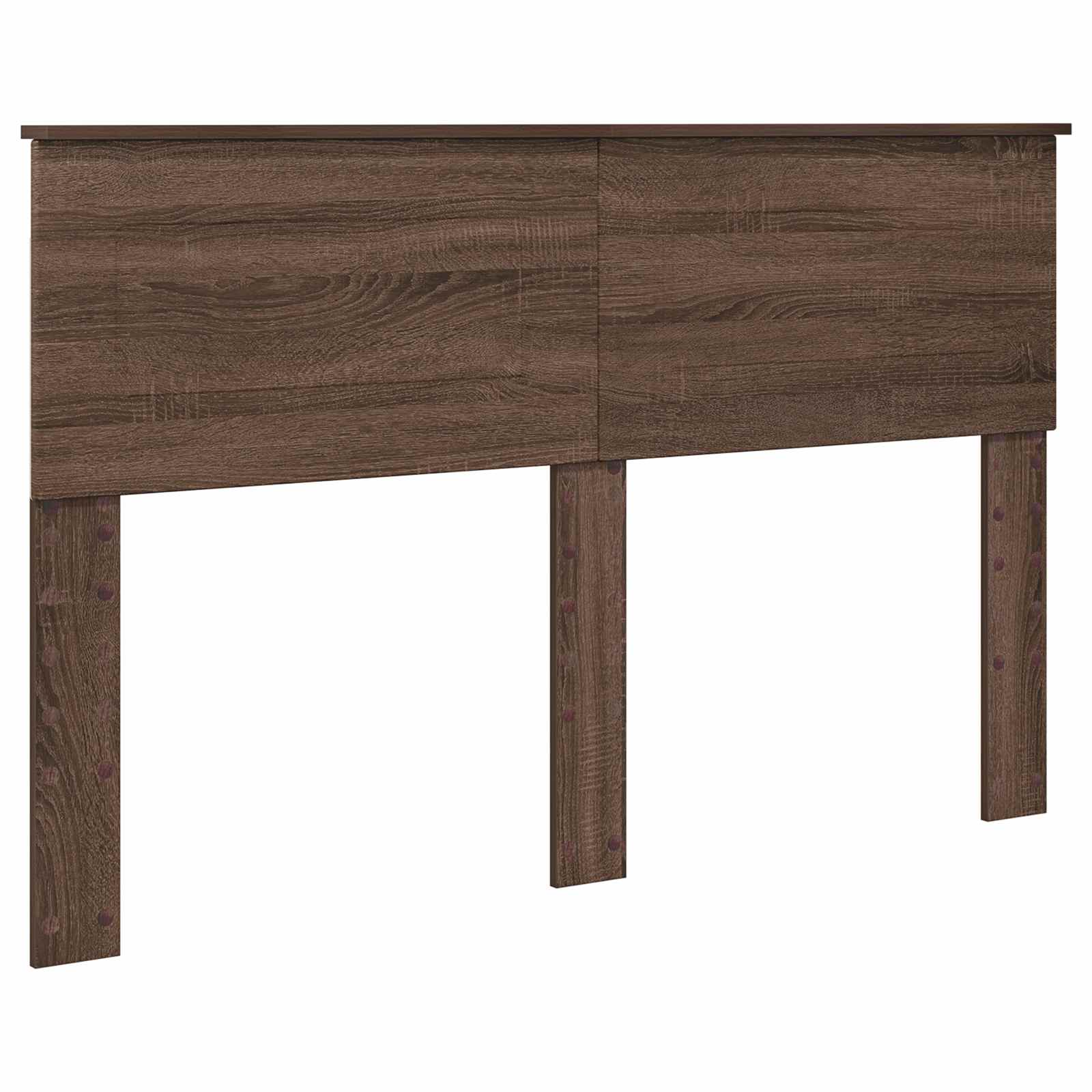 vidaXL Ramka łóżka Brązowy dąb 150 x 200 cm Materiał drewnopochodny