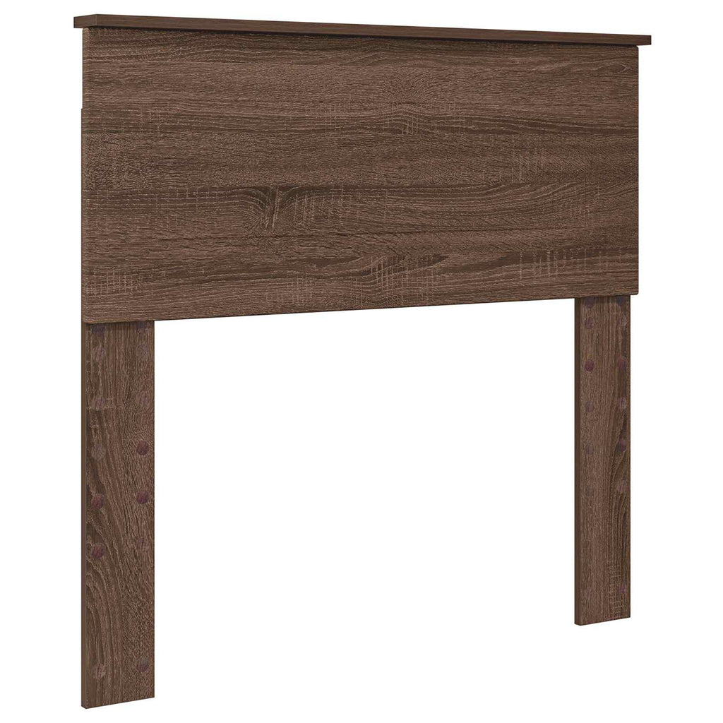 vidaXL Ramka łóżka Brązowy dąb 80 x 200 cm Materiał drewnopochodny