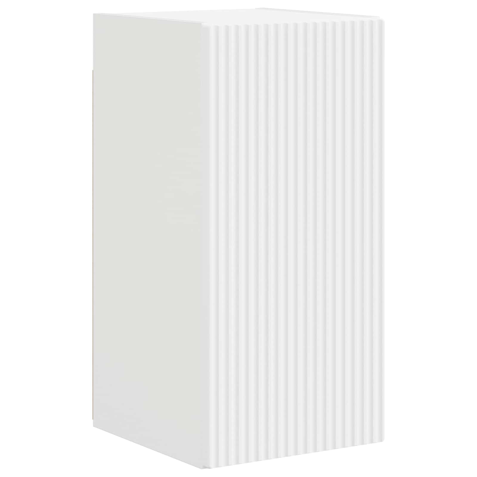vidaXL Zestaw szafki pod telewizor na ścianę 4 pcs Biały