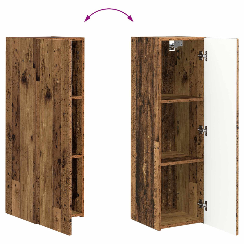 vidaXL Zestaw szafki pod telewizor na ścianę 4 pcs 29,5 x 31 x 100 cm