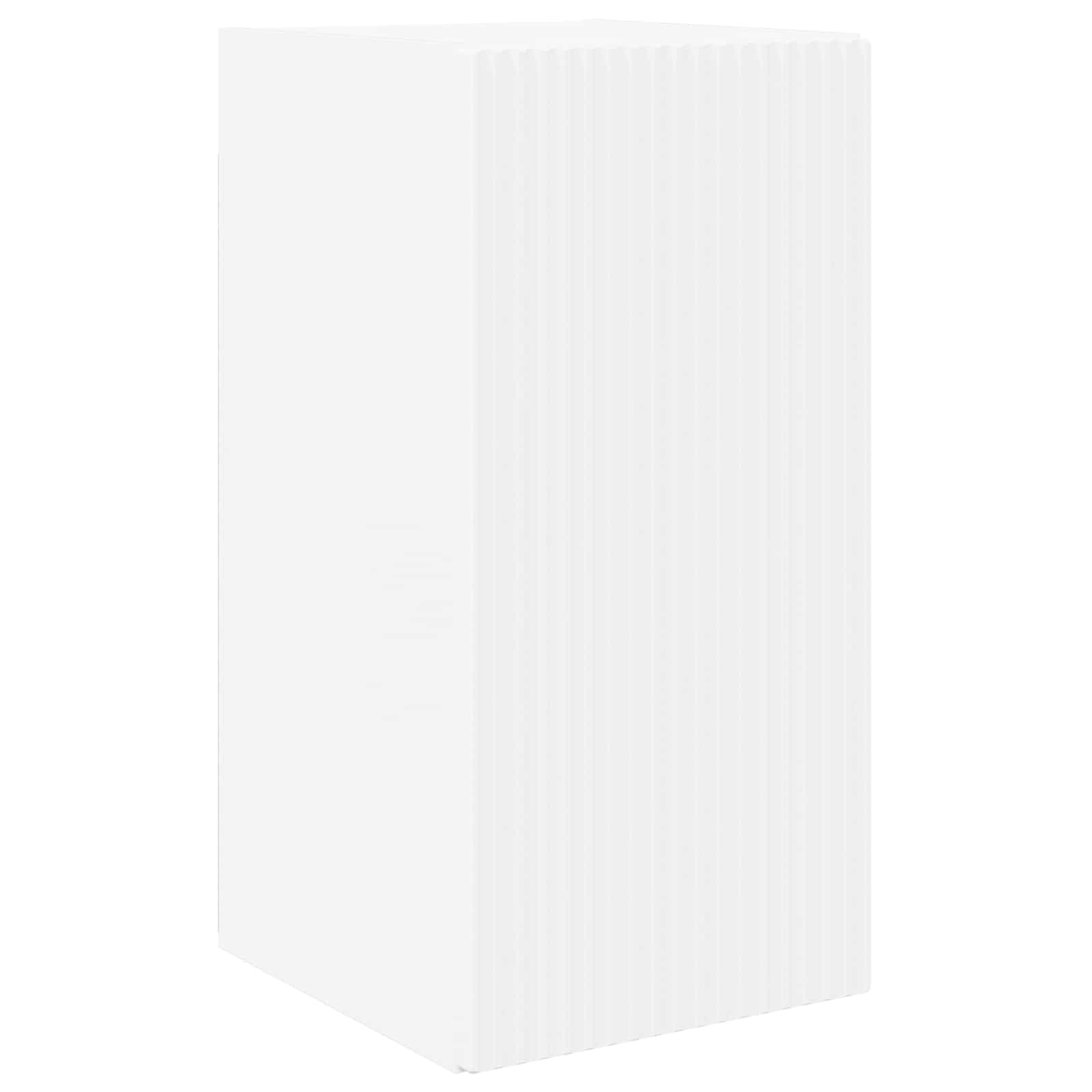 vidaXL Zestaw szafki pod telewizor na ścianę 4 pcs Biały