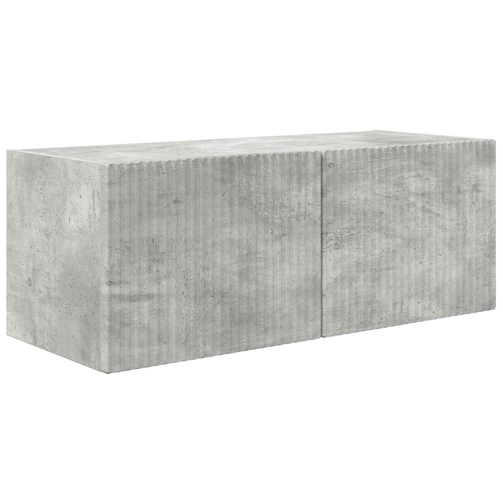 vidaXL Zestaw szafek RTV 2 pcs Betonowy szary Materiał drewnopochodny