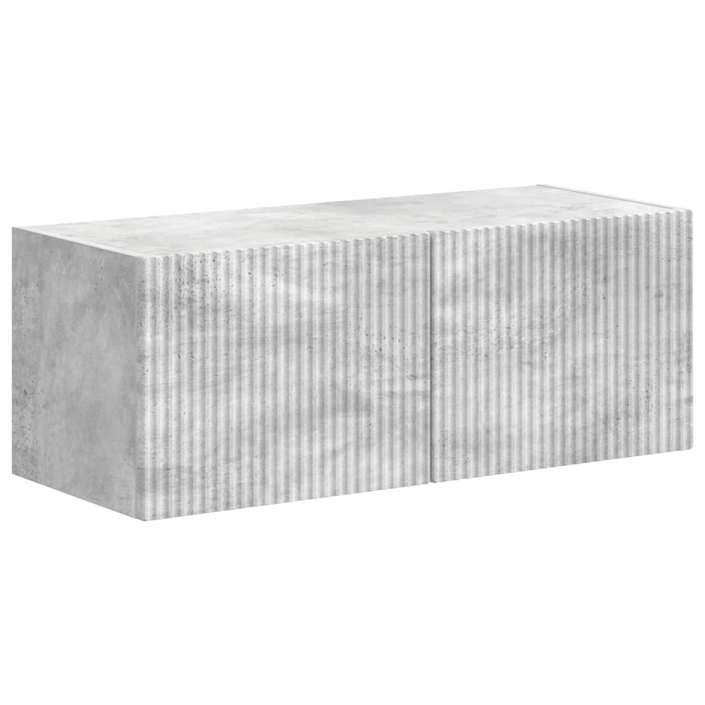vidaXL Zestaw szafek RTV 4 pcs Betonowy szary Materiał drewnopochodny
