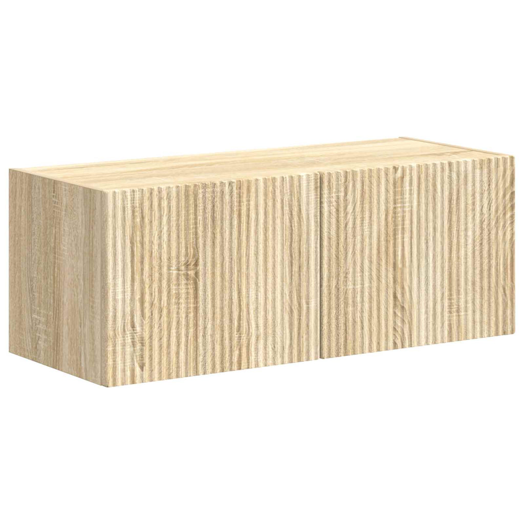 vidaXL Zestaw szafek RTV 4 pcs Dąb Sonoma Materiał drewnopochodny