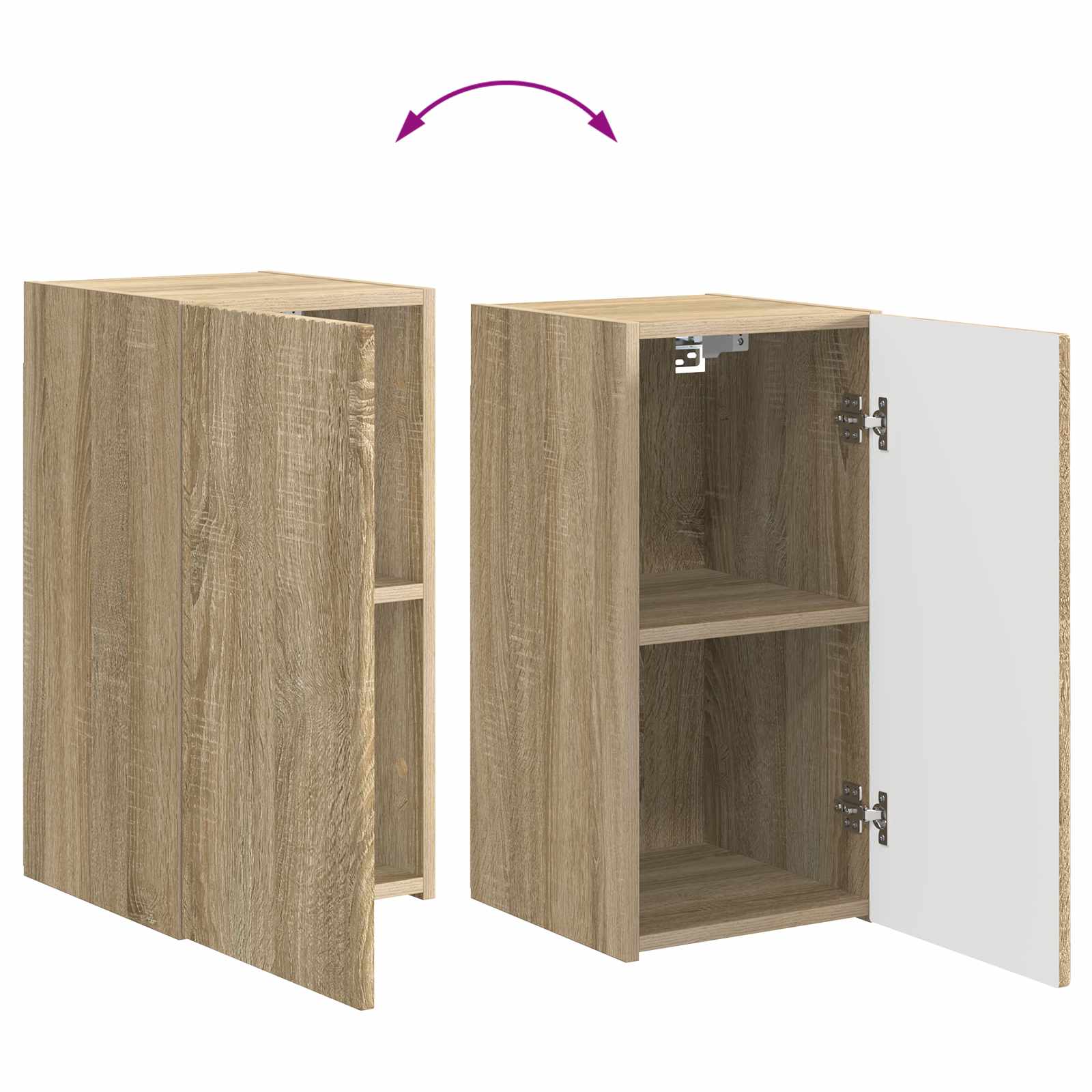 vidaXL Zestaw szafek RTV 5 pcs Dąb Sonoma Materiał drewnopochodny
