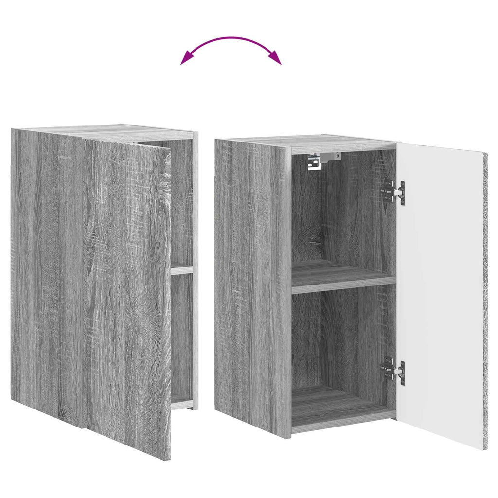 vidaXL Zestaw szafek RTV 5 pcs Szary Sonoma Materiał drewnopochodny