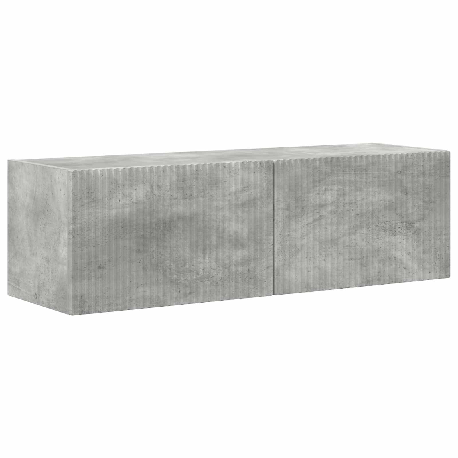 vidaXL Zestaw szafek RTV 4 pcs Betonowy szary Materiał drewnopochodny